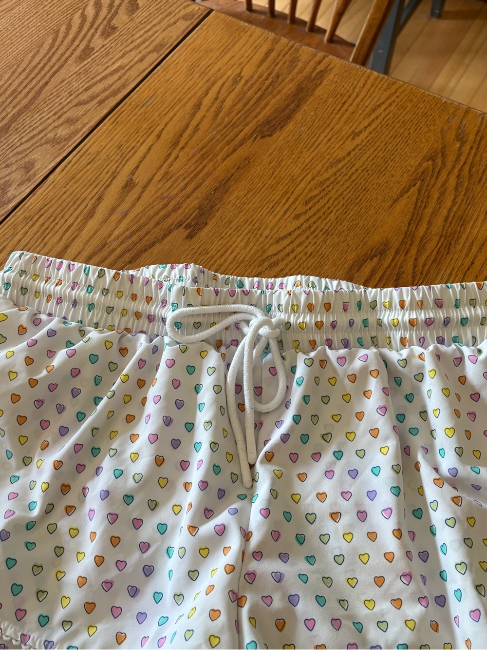 Roller Rabbit x Target Disco hearts  drawstring shorts Size Large - Picture 3 of 5